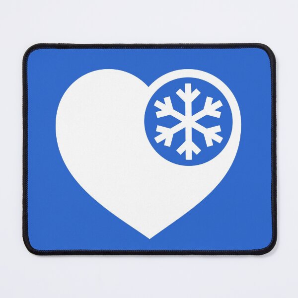Item preview, snowflake in the heart designed and sold by close-up.biz.
