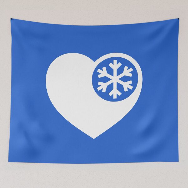 Item preview, snowflake in the heart designed and sold by close-up.biz.