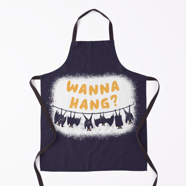 Item preview, FUNNY WANNA HANG BATS DISTRESSED HALLOWEEN PARTY AND WEEKEND PARTY HUMOUR QUOTE THEME designed and sold by zenturtlemerch.