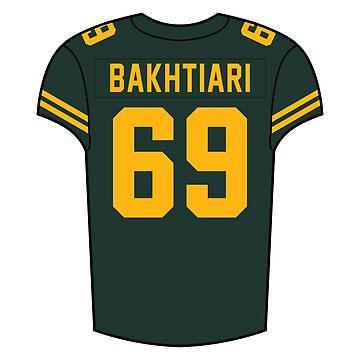 David Bakhtiari Home Jersey Poster for Sale by designsheaven