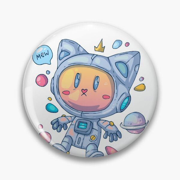 Item preview, astronaut cat lost in space designed and sold by StudioLiteDaLu.
