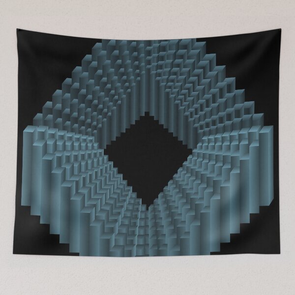 Item preview, Infinite Stairs v2 (blue) designed and sold by Blamedsolid.