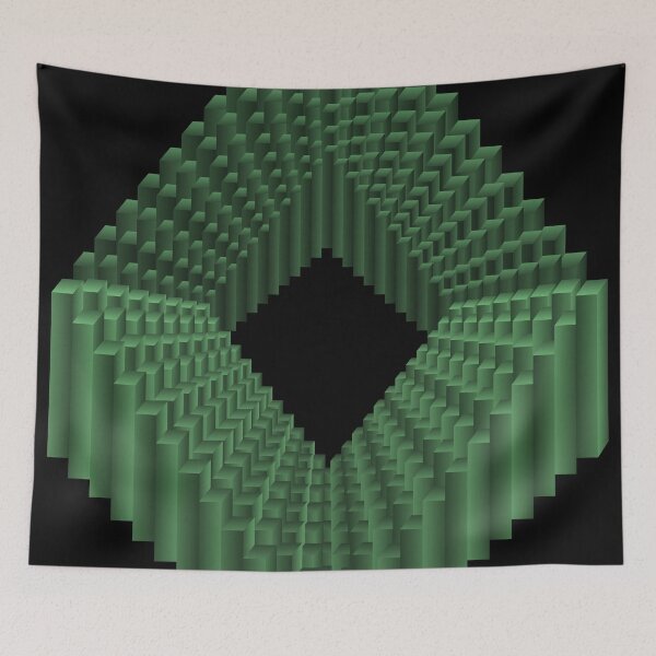 Item preview, Infinite Stairs v2 (green) designed and sold by Blamedsolid.