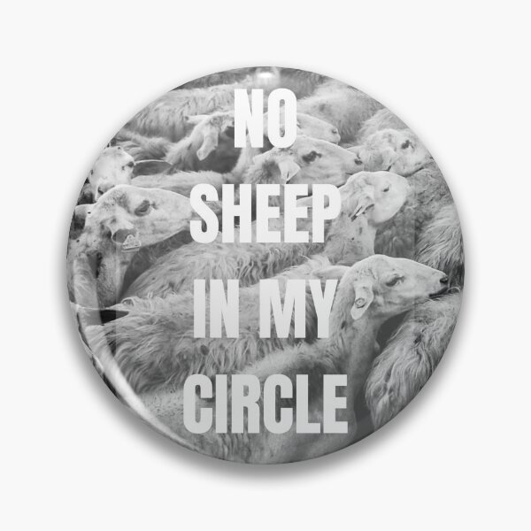 Item preview, No Sheep In My Circle designed and sold by Dailyartsie.