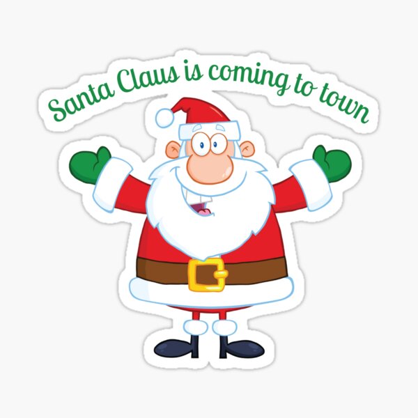 ✨Cool✨ Santa Claus is coming to town! FREE santa stickers will