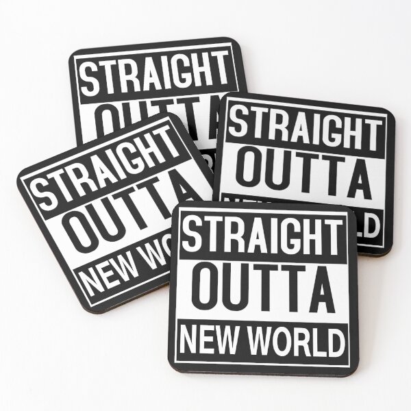 Item preview, Straight Outta New World designed and sold by ContTraders.