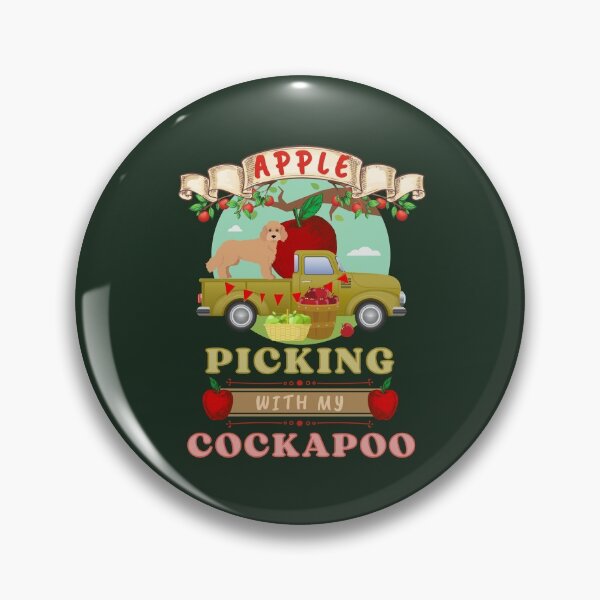 Item preview, Cute Apple Picking With My Cockapoo designed and sold by sableandshadow.