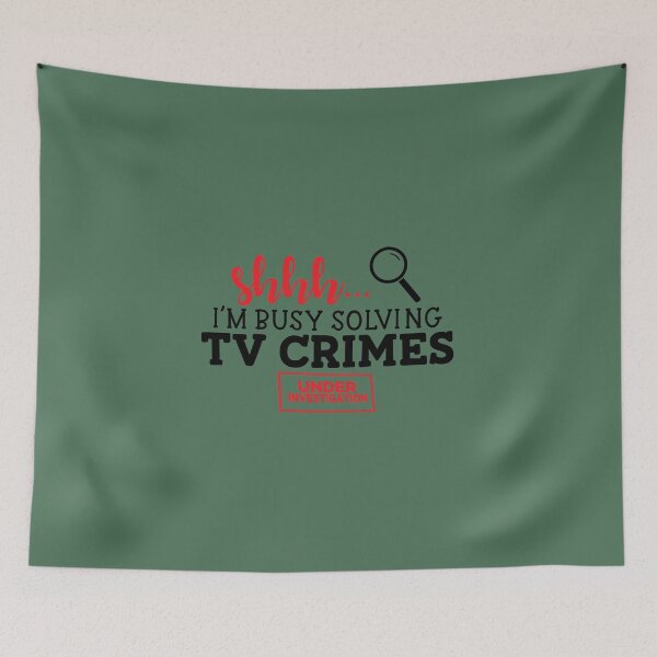 Item preview, Shhh.... I'm busy solving tv crimes designed and sold by CaitlynnFarao.