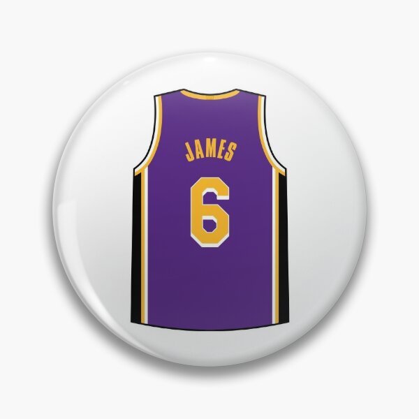 LeBron James Los Angeles Lakers Jersey Pin