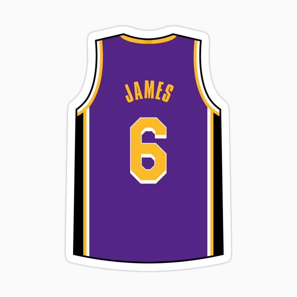 LeBron James Jersey Postcard for Sale by designsheaven