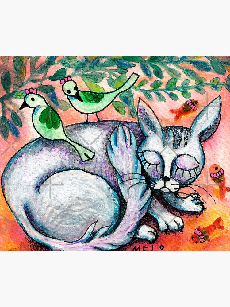 Sleepy Cat by meloearth