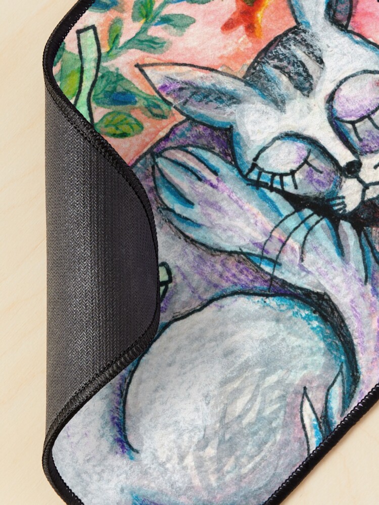 Alternate view of Sleepy Cat Mouse Pad