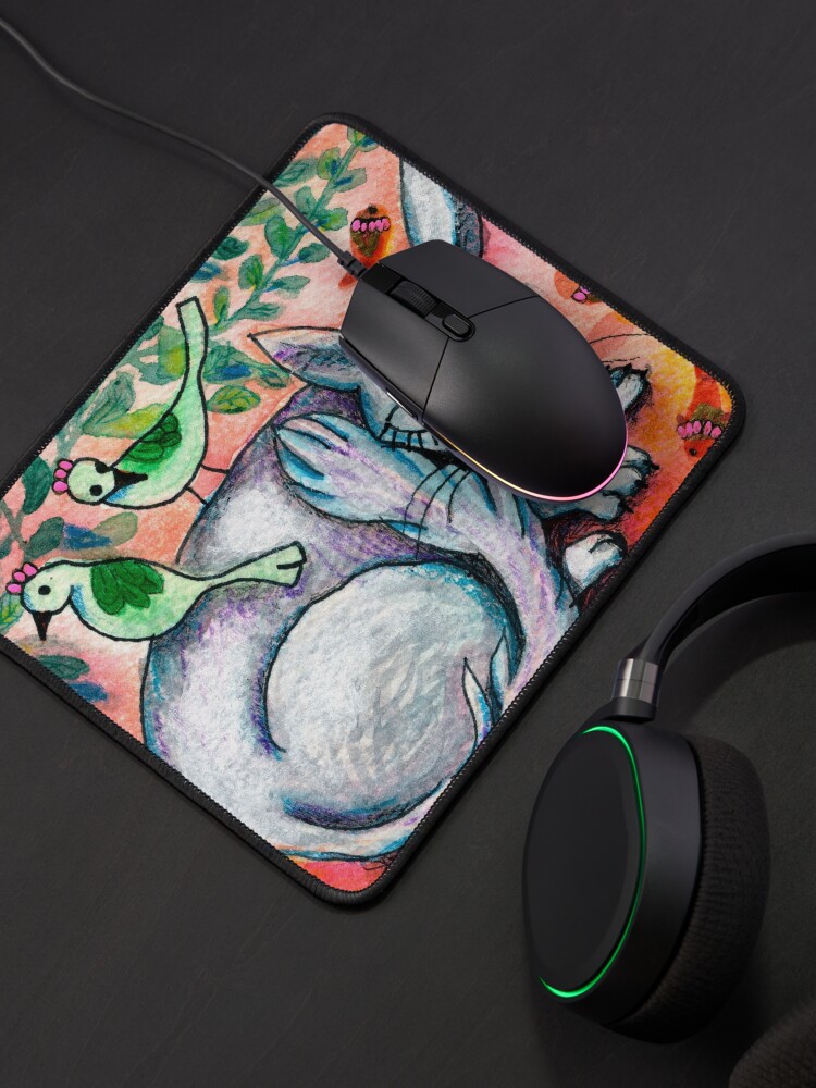 Alternate view of Sleepy Cat Mouse Pad