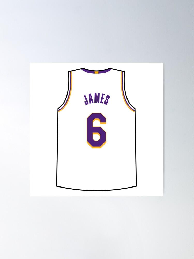 LeBron James Jersey Poster for Sale by Jssy