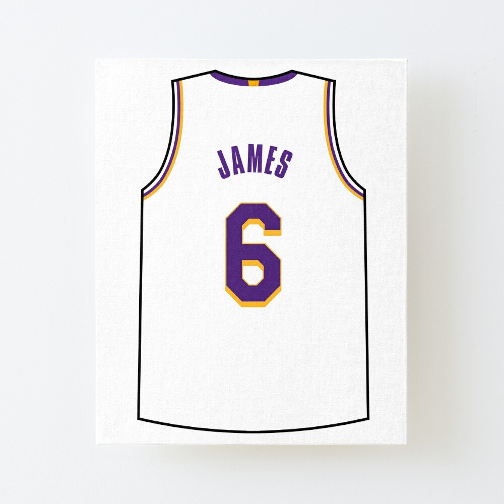 LeBron James Jersey Sticker for Sale by designsheaven