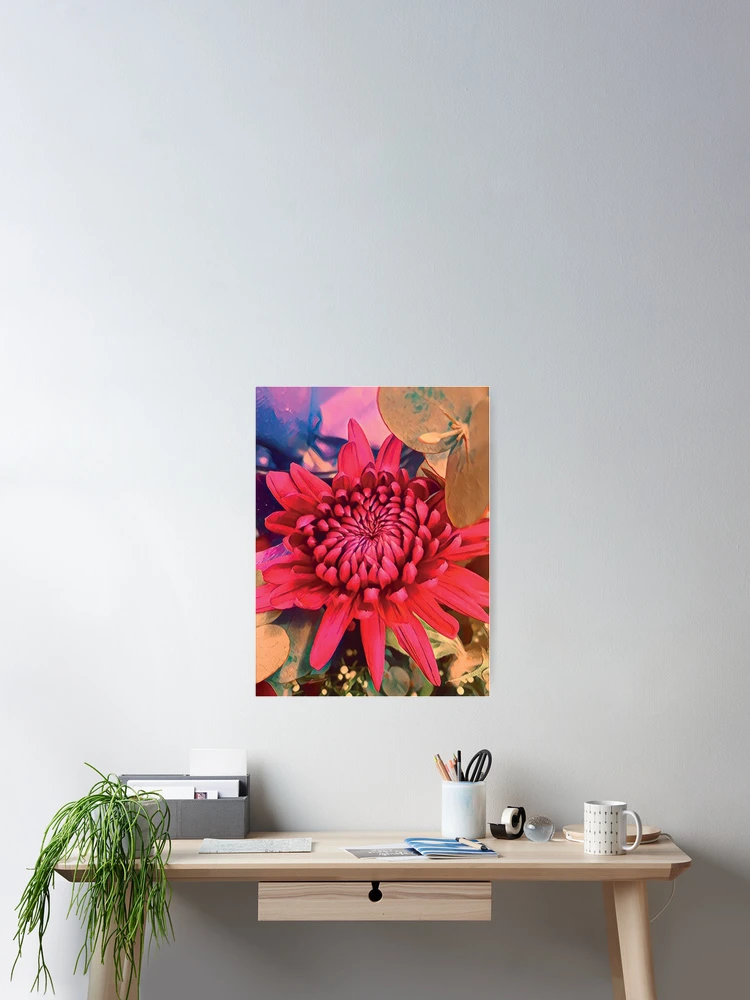Thumbnail 2 of 3, Poster, Waratah Wonder designed and sold by RandaRubyRed.