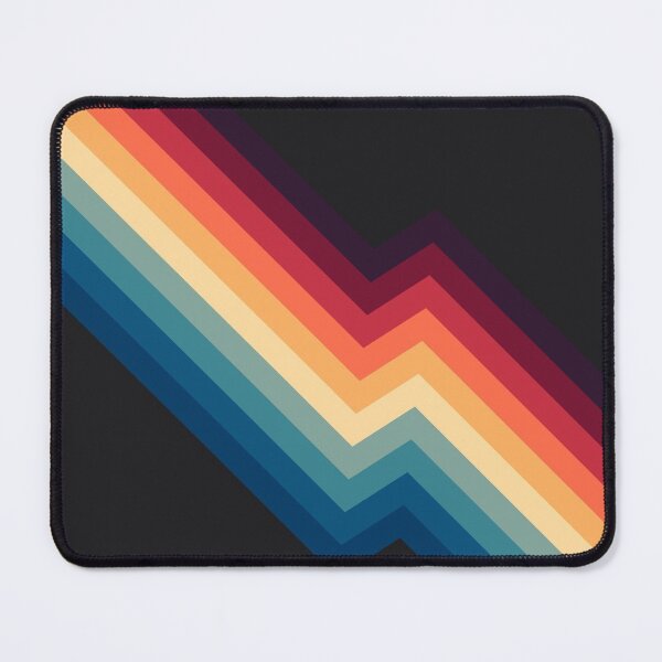 Item preview, Retro Abstract Geometric 70s Vintage Color Striped Pattern designed and sold by ind3finite.