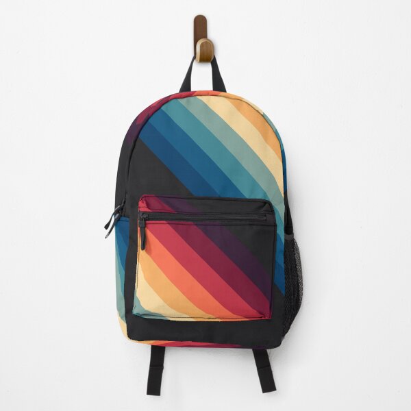 Item preview, Retro Abstract Geometric 70s Vintage Color Striped Pattern designed and sold by ind3finite.