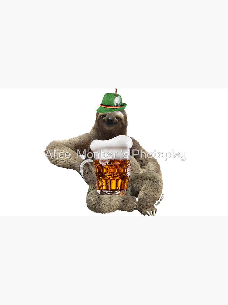 Thumbnail 7 of 7, Cap, Sloth Octoberfest by Alice Monber designed and sold by alicemonbercomp.