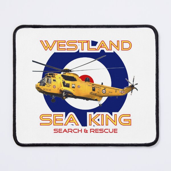Item preview, Westland Sea King Search and rescue helicopter in RAF roundel designed and sold by ajtechdesigns.