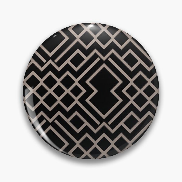 Item preview, Light Brown and Black Geometric Shape Pattern Pairs HGTV Emerging Taupe HGSW3035 2022 Color - Colour Trends - Shade - Hue designed and sold by ColorOfTheYears.