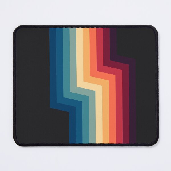 Item preview, Retro Abstract Geometric 70s Vintage Color Striped Pattern designed and sold by ind3finite.