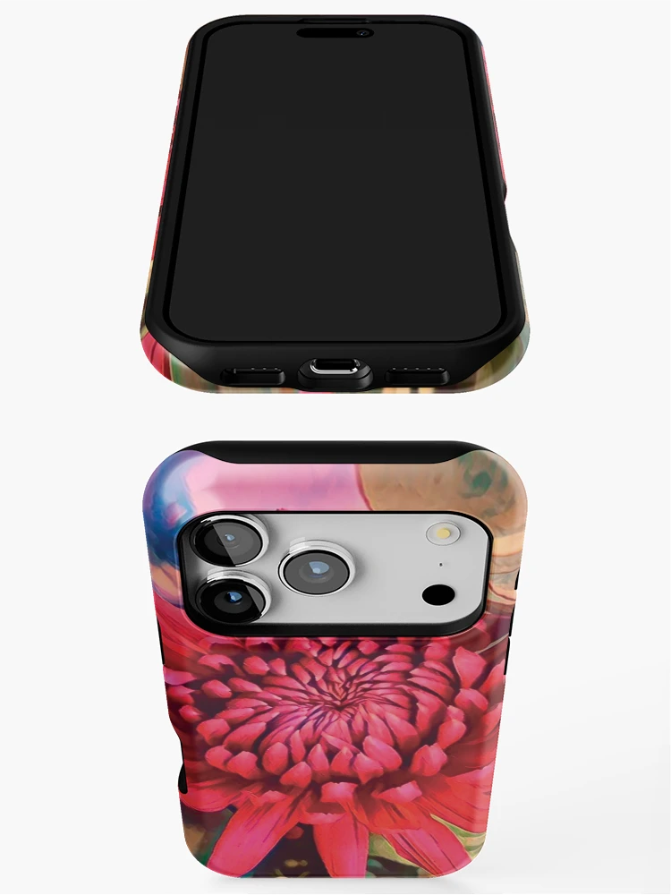 Thumbnail 3 of 4, iPhone Case, Waratah Wonder designed and sold by RandaRubyRed.