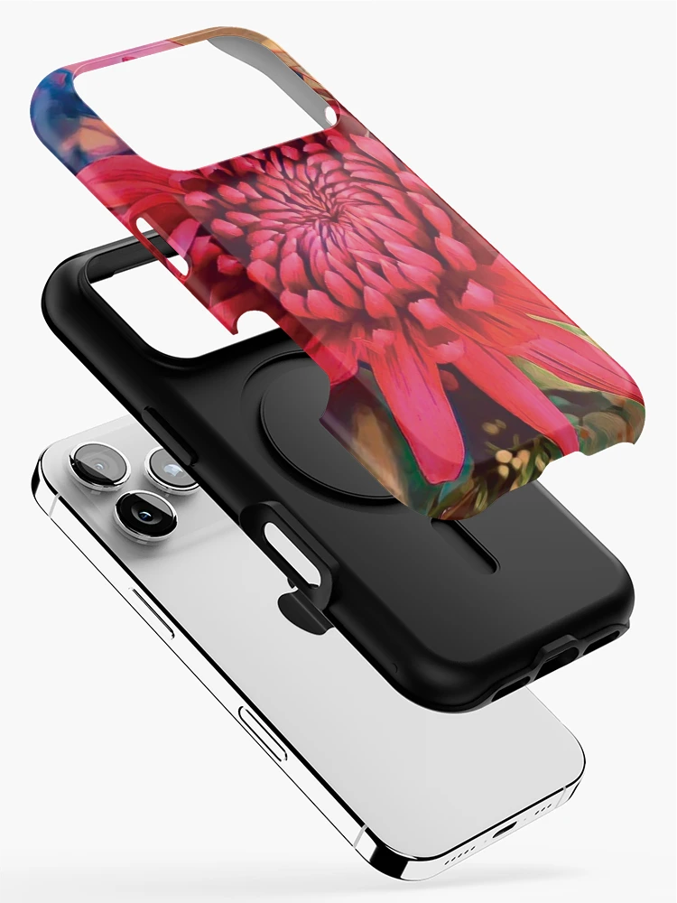 Thumbnail 2 of 4, iPhone Case, Waratah Wonder designed and sold by RandaRubyRed.