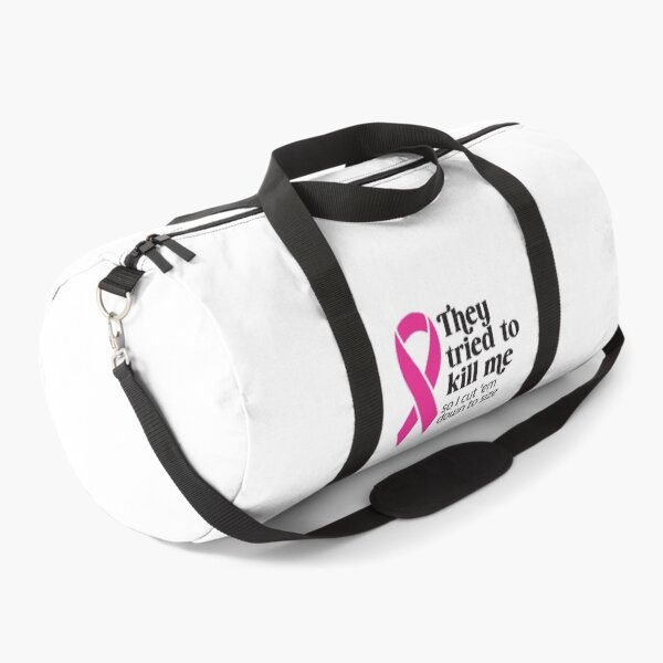 Item preview, They Tried to Kill Me - Reconstruction Pink Ribbon designed and sold by SassMonkey.
