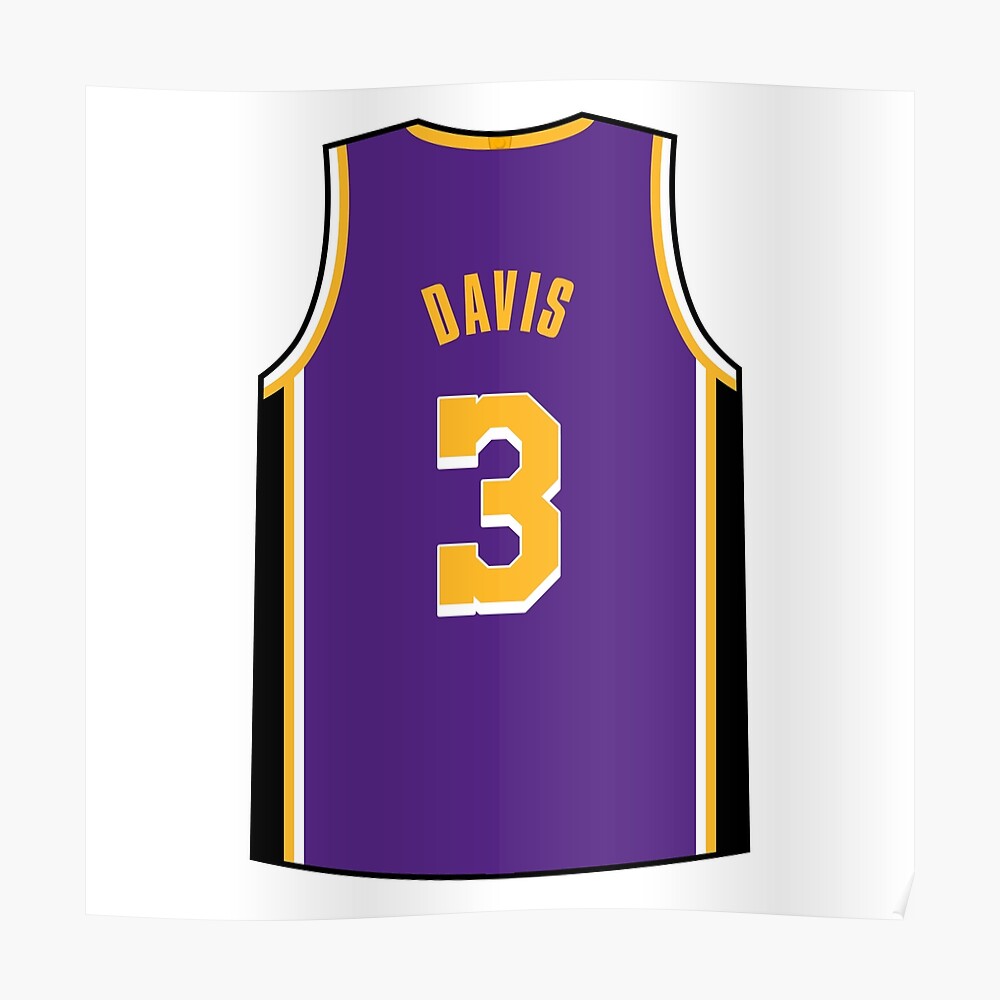 Anthony Davis Jersey Sticker for Sale by designsheaven