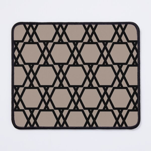 Item preview, Light Brown and Black Tessellation Line Pattern 20 Pairs HGTV Emerging Taupe HGSW3035 2022 Color - Colour Trends - Shade - Hue designed and sold by ColorOfTheYears.