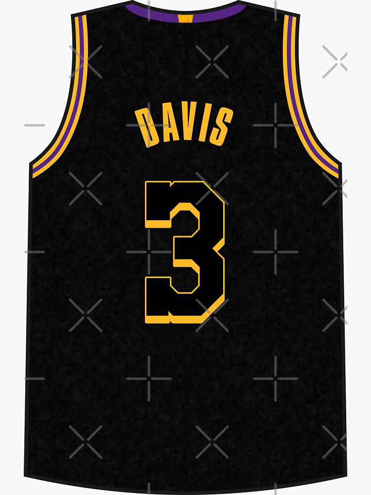 Anthony Davis Jersey Sticker for Sale by designsheaven