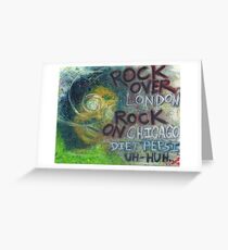 The Passion of Wesley Willis Greeting Card