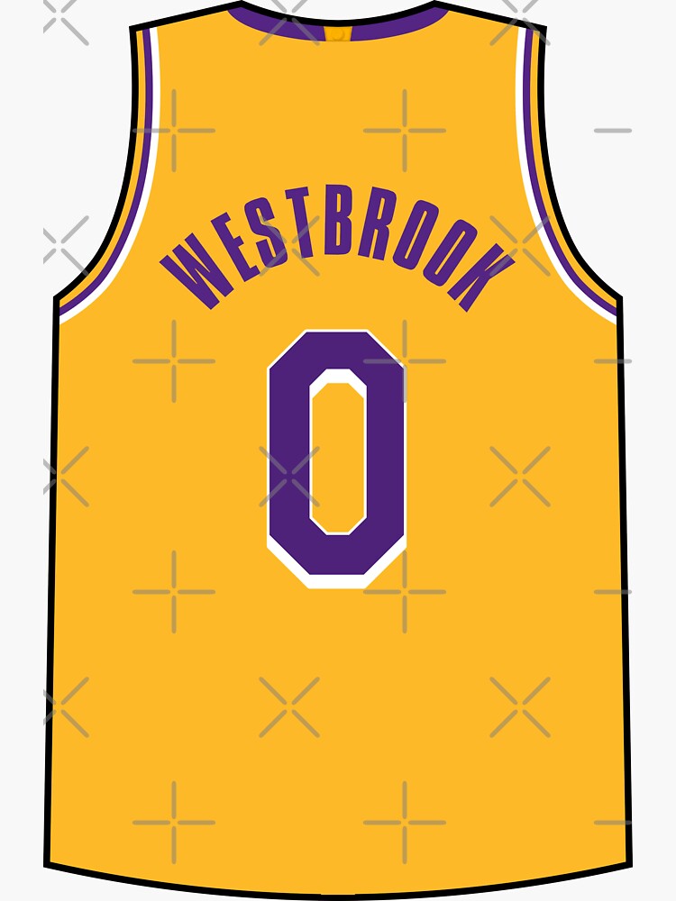 Los Angeles Lakers MVP Russell Westbrook Jersey