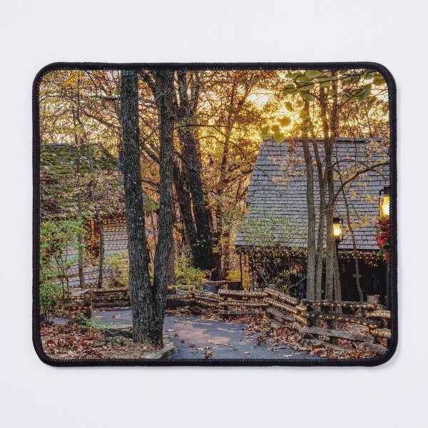 Item preview, Autumn Woods Sunset Walkway designed and sold by mljdwhite.