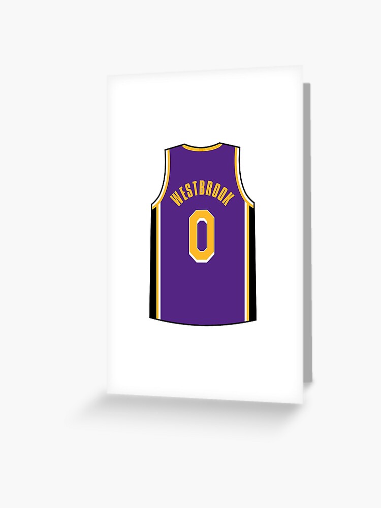 Russell Westbrook Jersey Poster for Sale by designsheaven