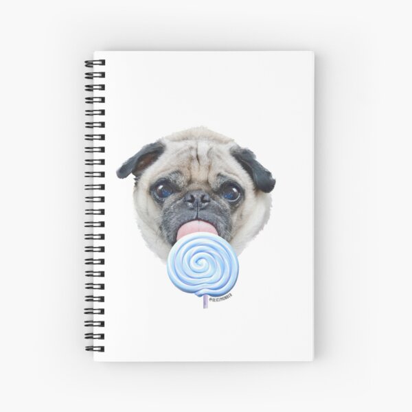 Dog Lollipop by Alice Monber Spiral Notebook