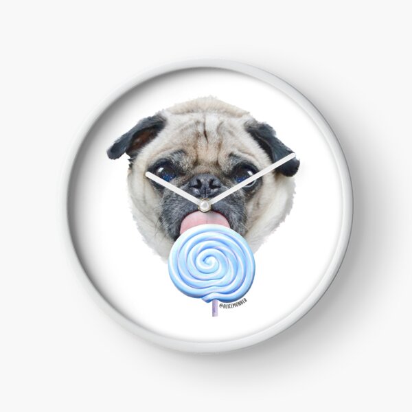 Dog Lollipop by Alice Monber Clock