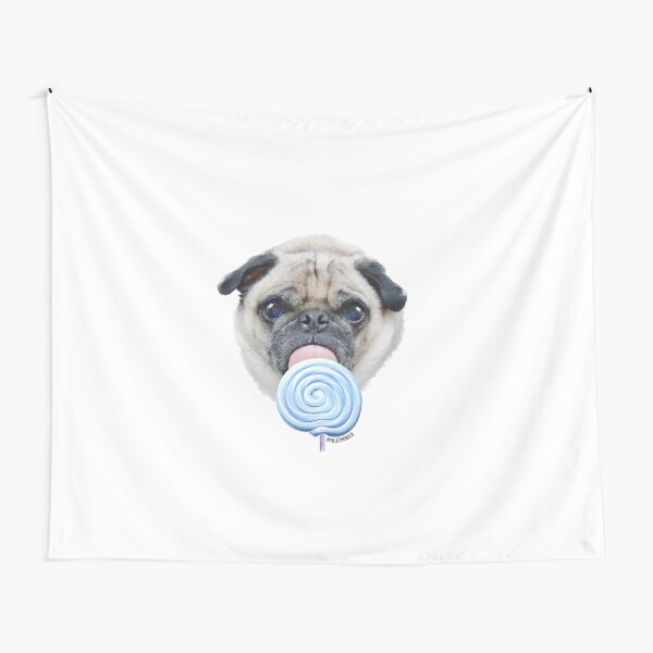 Dog Lollipop by Alice Monber Tapestry