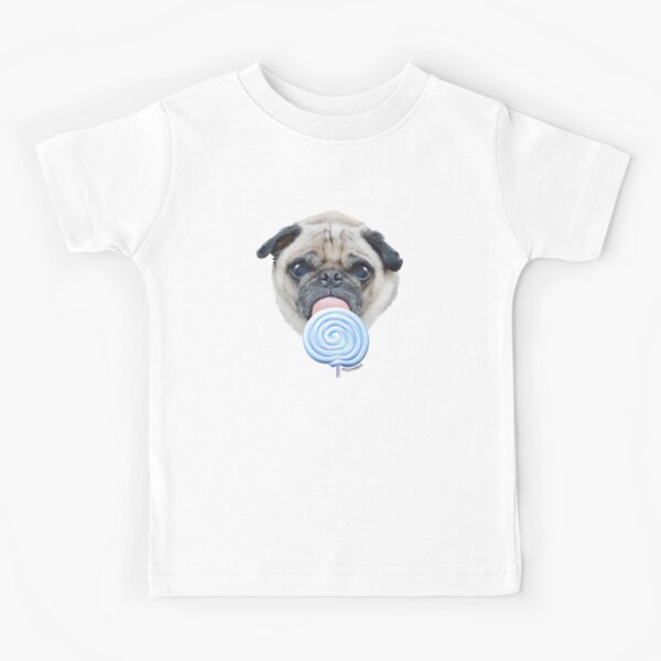 Dog Lollipop by Alice Monber Kids T-Shirt