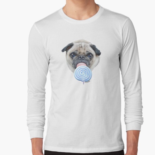 Dog Lollipop by Alice Monber Long Sleeve T-Shirt