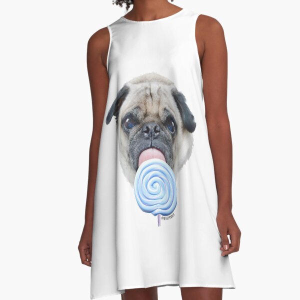 Dog Lollipop by Alice Monber A-Line Dress
