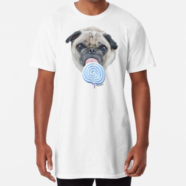 Dog Lollipop by Alice Monber Long T-Shirt