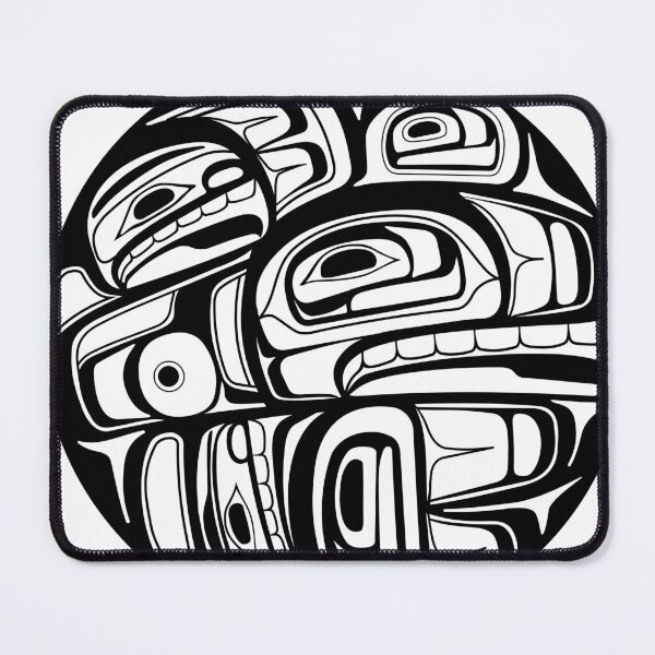 Item preview, Orca Circle formline pendant native american salish blackfish designed and sold by cascadiadesigns.