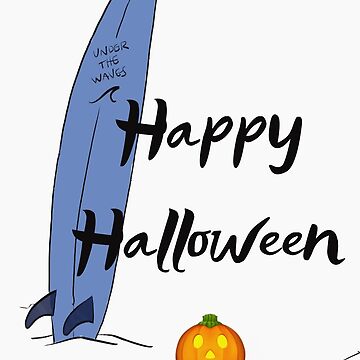 Artwork thumbnail, Halloween for surfers surf surfing pumpkin spirit by UnderWaves