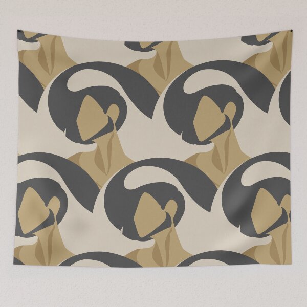 Item preview, Abstract portrait - pattern figure designed and sold by MakitoDesign.
