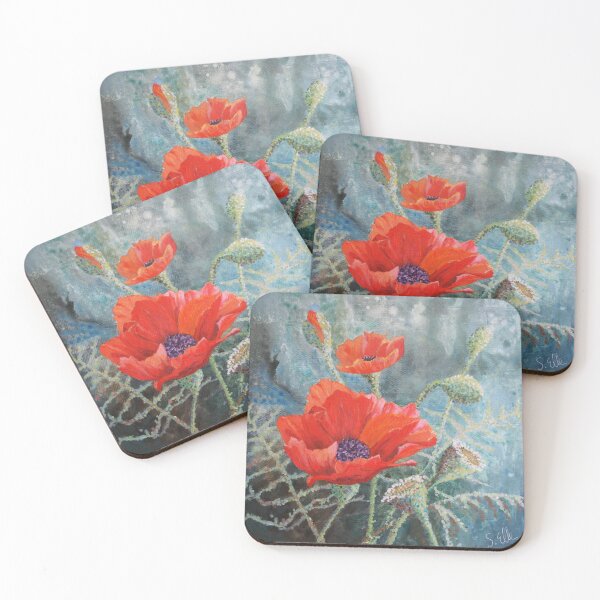 Item preview, Intensely red poppy designed and sold by Susan Elle.