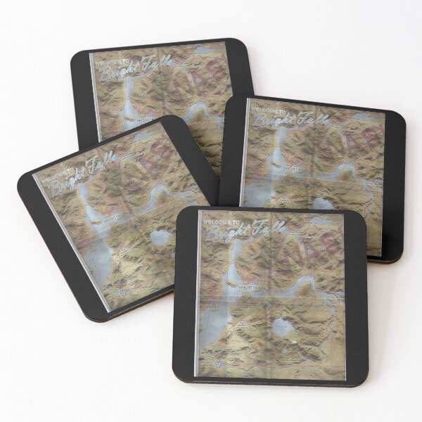 Item preview, Alan Wake Map (Bright Falls) Graphic  designed and sold by hpgamer.