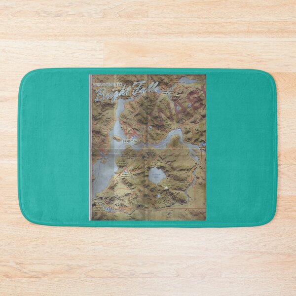 Item preview, Alan Wake Map (Bright Falls) Graphic  designed and sold by hpgamer.