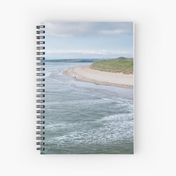 Overlooking Tullan Strand Spiral Notebook